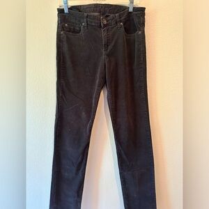 Diana Stretch Corduroy Skinny Pants, Color Charcoal Gray, Size 10